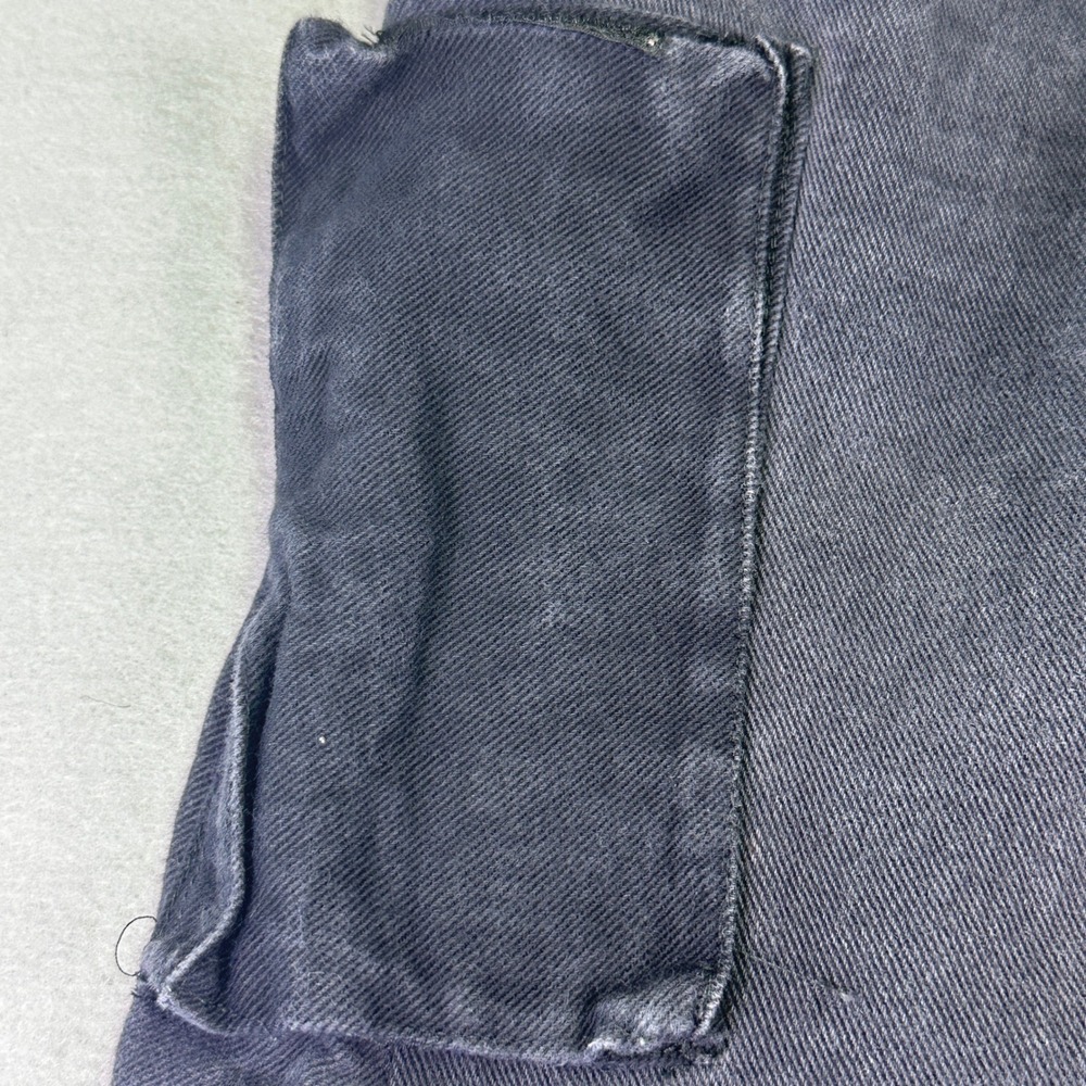 Vintage Levi's Jeans Women's Size 26 Black Color Block‎ Patchwork Straight Y2K - Picture 5 of 8